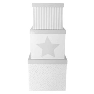 Aufbewahrungsboxen (3er-Set, grau) – Bild 2