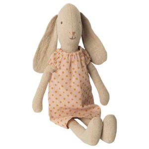 Kuschelhase Mädchen im Nachthemd (H 26 cm)