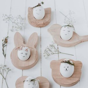 Eierbecher Herz + Hase (2er-Set) – Bild 2