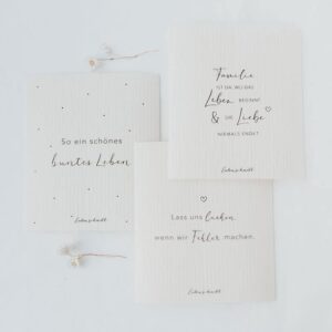 Schwammtücher "Sprüche"