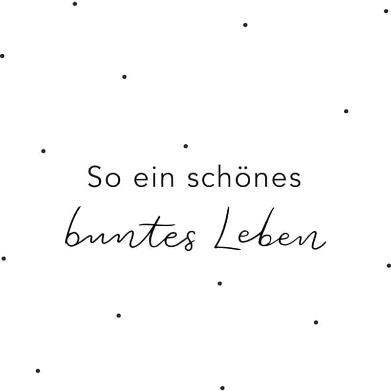 Sticker „So ein schönes buntes Leben“ LittleLounge