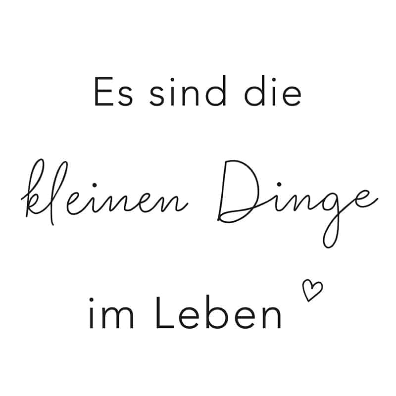 Sticker „Es sind die kleinen Dinge im Leben“ LittleLounge