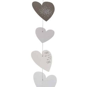 Girlande "Tanzende Herzen" (Typografie) – Bild 2