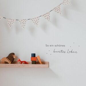 Sticker "So ein schönes buntes Leben"