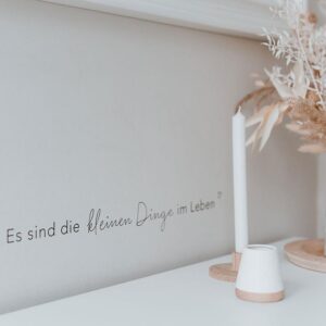 Sticker "Es sind die kleinen Dinge im Leben"