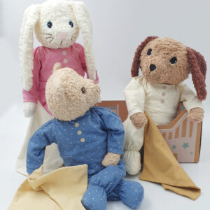 Kuschelhase Hugzzeee (blau) – Bild 6