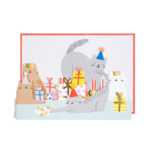 Ziehharmonika-Glückwunschkarte "Katze" von Meri Meri – Bild 2