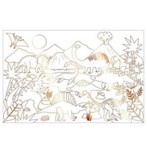 Ausmalposter "Königreich der Dinosaurier" von Meri Meri – Bild 4