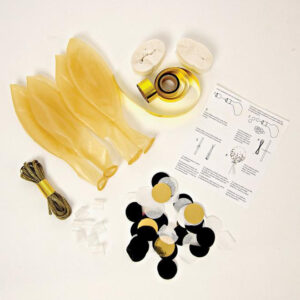 Gold & Silber Konfetti Ballon-Kit von Meri Meri – Bild 3