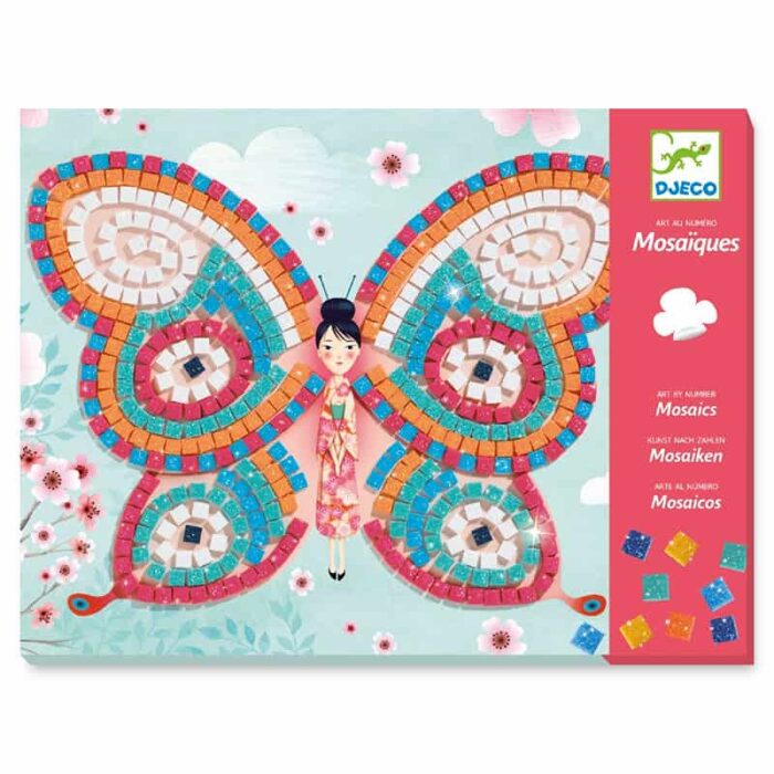 Mosaik "Glitzer Schmetterlinge" – Bild 1