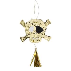 Piratige Totenkopf-Pinata mit Tattoos von Meri Meri