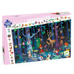 Wimmelpuzzle "Der verwunschene Wald" (100 Teile)