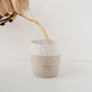 Steingut-Becher "Coffee Lover" – Bild 2