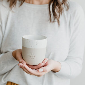 Steingut-Becher "Coffee Lover" – Bild 3