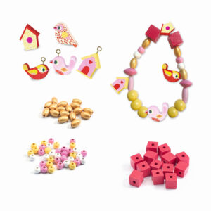 Holzperlen "Vögel" – Bild 2