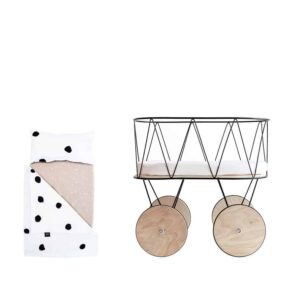 Bettwäsche für Puppenwagen von ooh noo ("Ladybird") – Bild 2