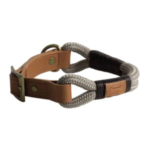 Halsband "Knochen" (grau)