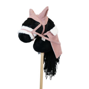 Set "Decke, Halfter & Fliegenhut" für Hobby Horses (rosa) – Bild 2