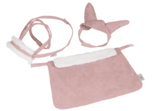 Set "Decke, Halfter & Fliegenhut" für Hobby Horses (rosa)