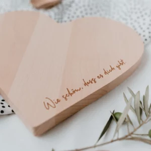 Frühstücksbrettchen "Herz" – Bild 3