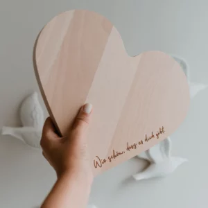 Frühstücksbrettchen "Herz" – Bild 2