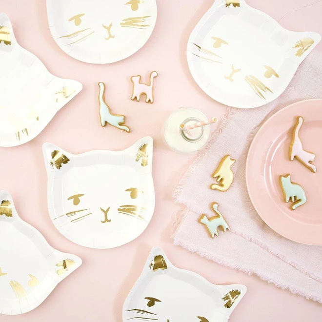 kitty_cat_plates2 Kätzchen-Pappteller von Meri Meri – Bild 3