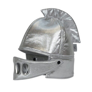 Ritterhelm für Reiter (silber) – Bild 3