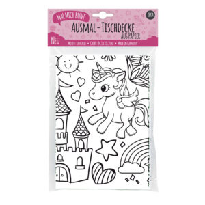 Ausmal-Tischdecke "Fantasiewelt" – Bild 2