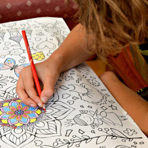 Ausmal-Tischdecke "Fantasiewelt" – Bild 7