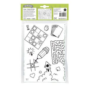 Ausmal-Tischdecke "Rätsel & Spiele" – Bild 2