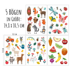 Kindertattoo "Naturkinder" – Bild 2