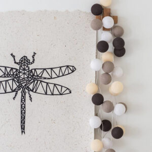 Lichterkette (Taupe) – Bild 2