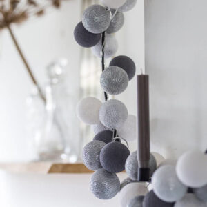 Funkelnde Lichterkette (Silber-Mix) – Bild 2