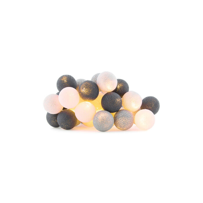 Funkelnde Lichterkette (Silber-Mix) – Bild 8