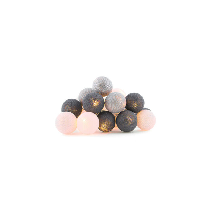 Funkelnde Lichterkette (Silber-Mix) – Bild 6