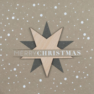 XL Steckkarte "Merry Christmas"