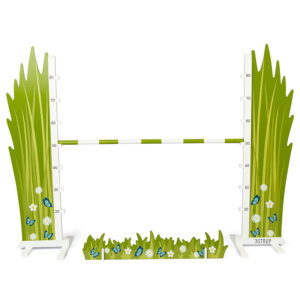 Sprung-Hindernis für die Hobby Horses im Blumendesign – Bild 2