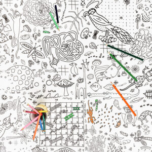 Ausmal-Poster / -Tischdecke "Puzzlezeit" von Eggnogg – Bild 2