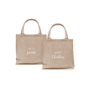 Mini-Jutetasche "Christmas" – Bild 4