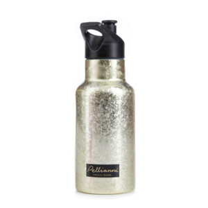 Flasche aus rostfreiem Stahl von Pellianni (gold, 350 ml) – Bild 2