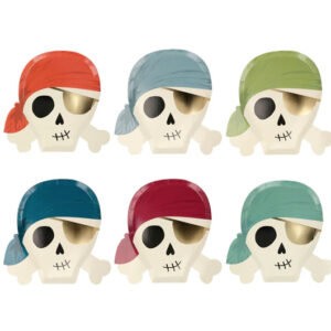 Pappteller "Totenköpfe" von Meri Meri – Bild 4
