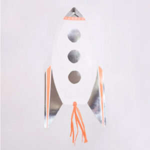 Pappteller "Rakete" von Meri Meri