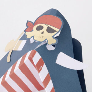 Blaue Piraten-Partyhüte von Meri Meri – Bild 2