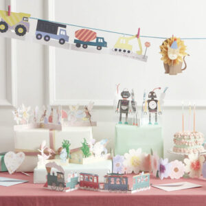 Ziehharmonika-Glückwunschkarte "Baustelle" von Meri Meri – Bild 4