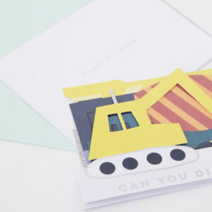 Ziehharmonika-Glückwunschkarte "Baustelle" von Meri Meri – Bild 2