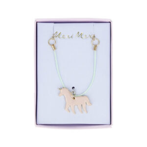 Einhorn-Halskette aus Emaille von Meri Meri – Bild 2