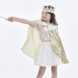 Goldenes Glitzer-Kostüm von Meri Meri – Bild 3