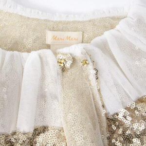 Goldenes Glitzer-Kostüm von Meri Meri – Bild 6