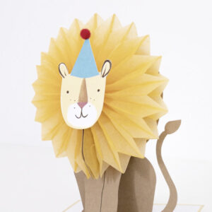 Waben-Stand-up-Karte "Löwe" von Meri Meri – Bild 2