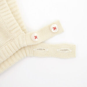 Pfirsichfarbene Hasen-Babymütze von Meri Meri – Bild 2